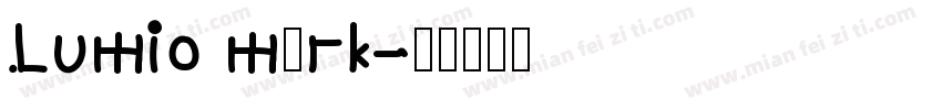 Lumio mark字体转换